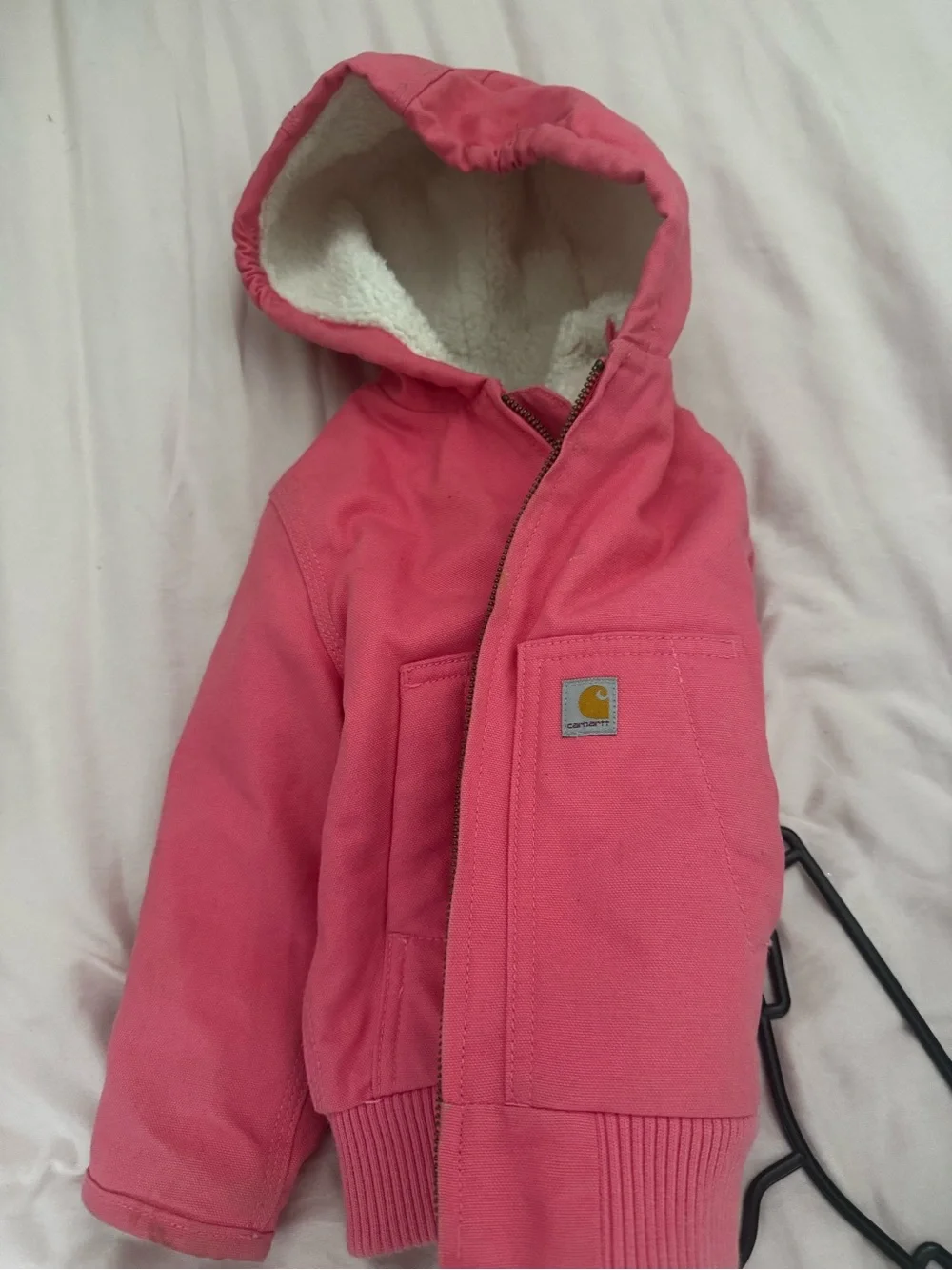 Carhartt 2T Rose Pink Hooded Jacket